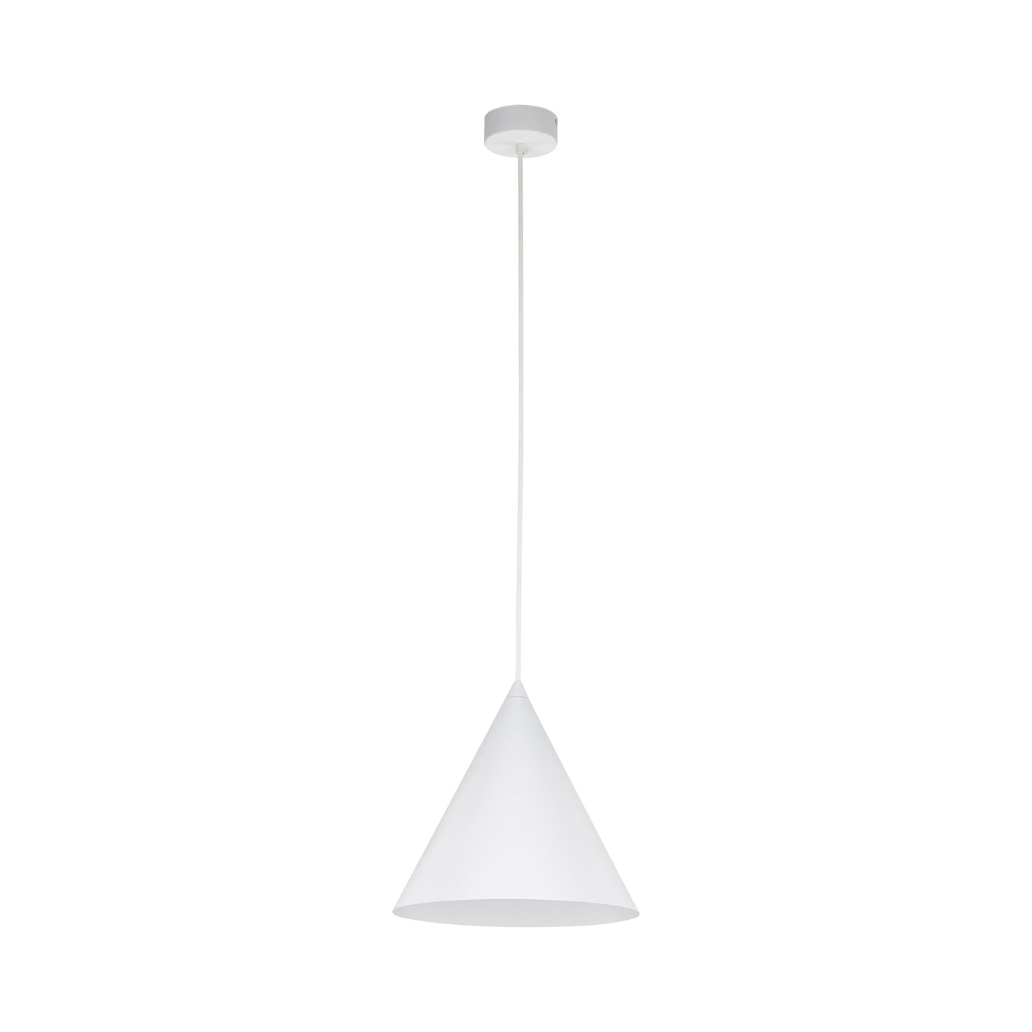 CONO White Medium Modern Minimalist Pendant Light