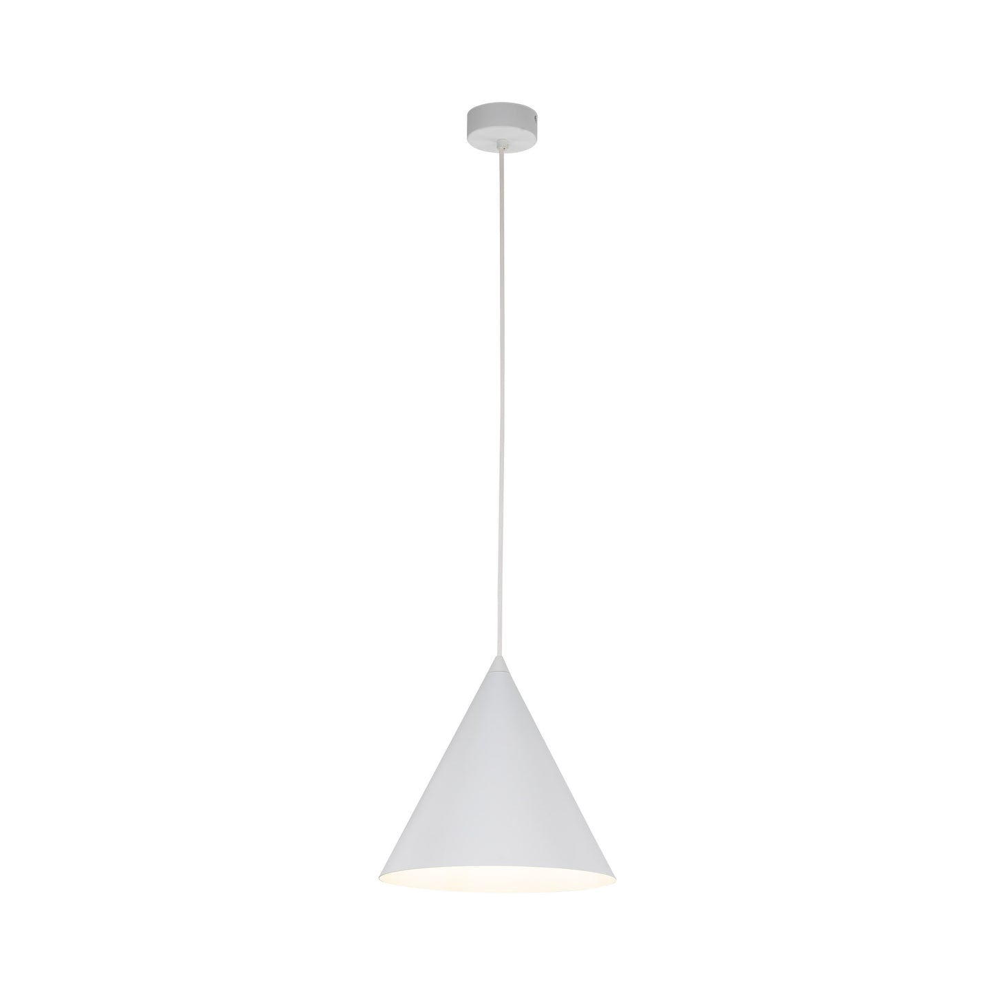 CONO White Medium Modern Minimalist Pendant Light