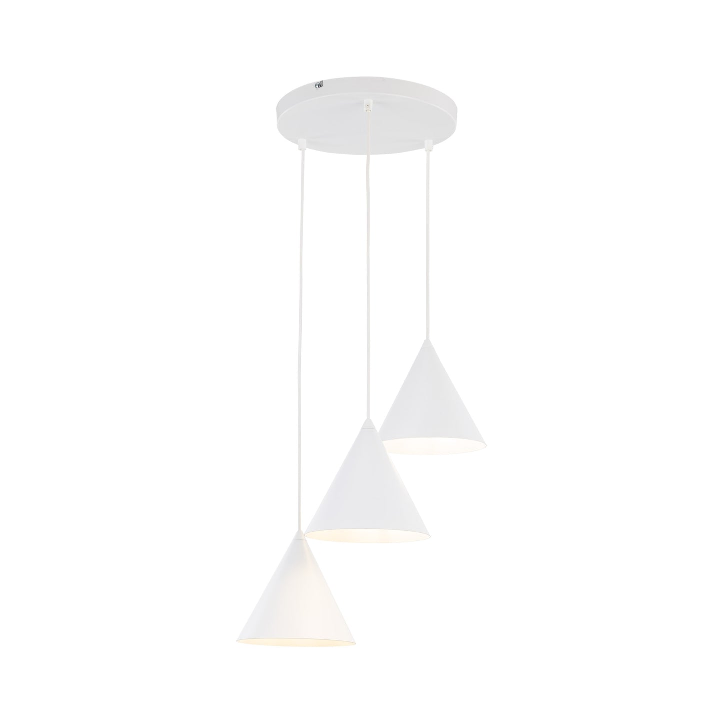 CONO White Modern Minimalist Pendant Light 3