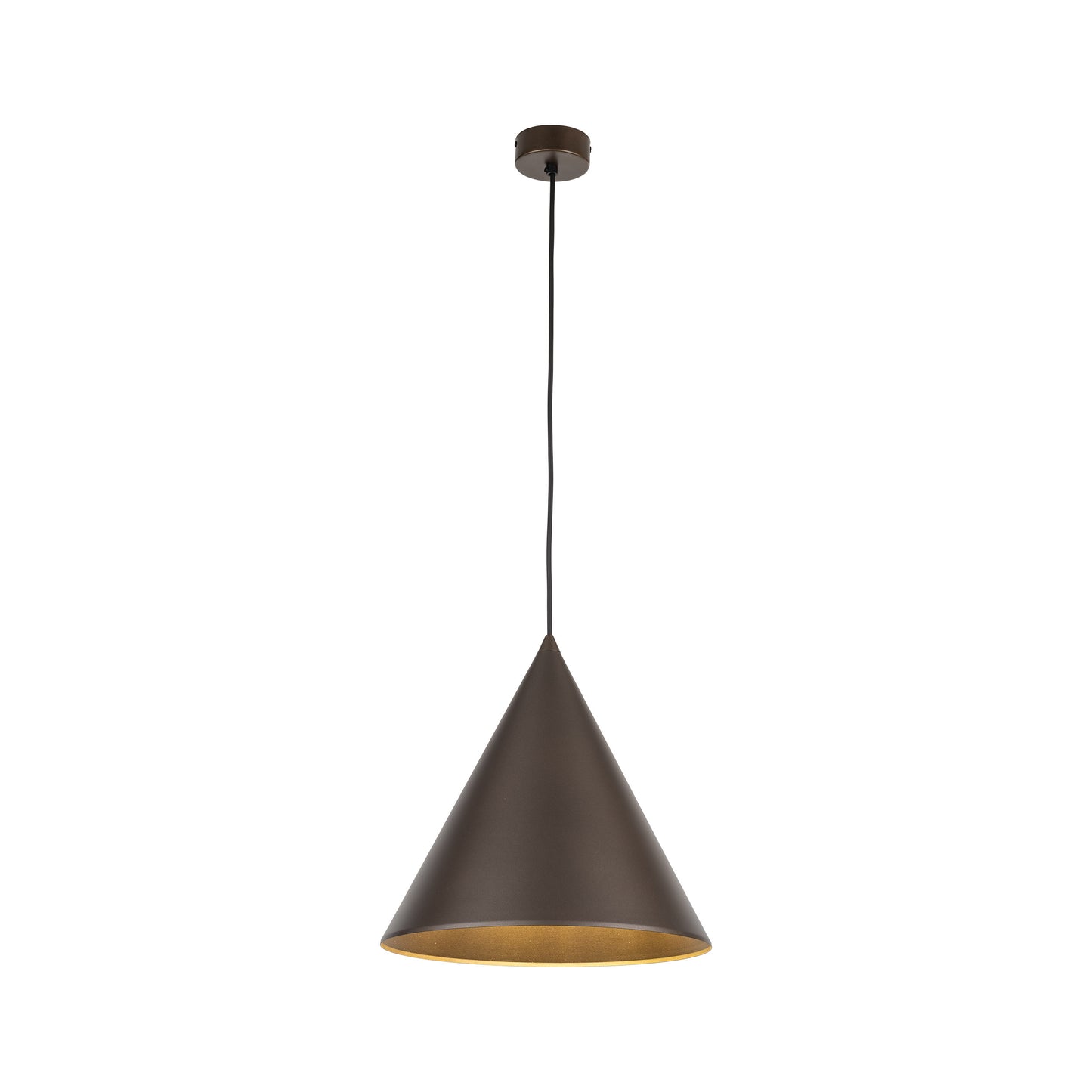 CONO Brown Large Modern Minimalist Pendant Light