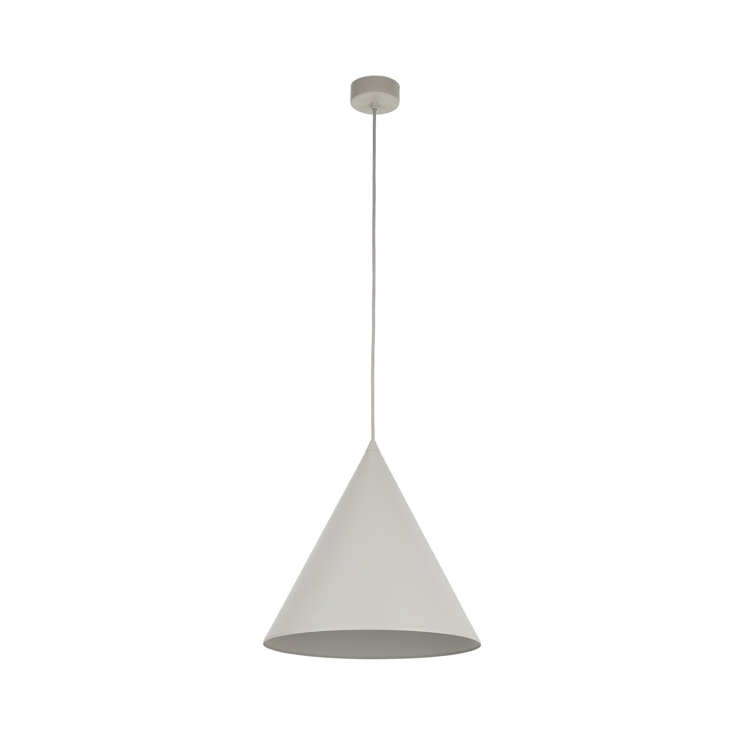 CONO Beige Large Modern Minimalist Pendant Light