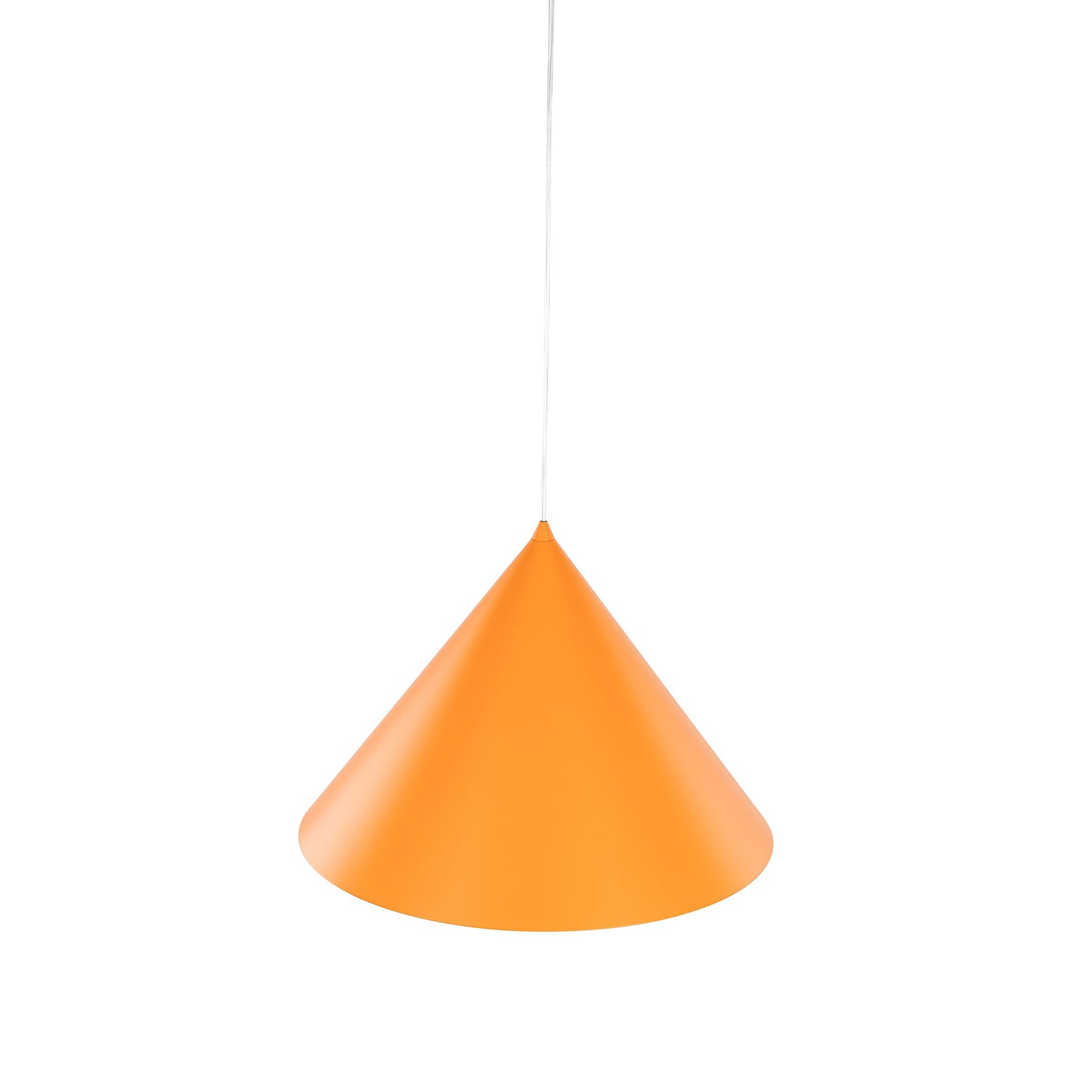 CONO Orange Extra Large Modern Minimalist Pendant Light