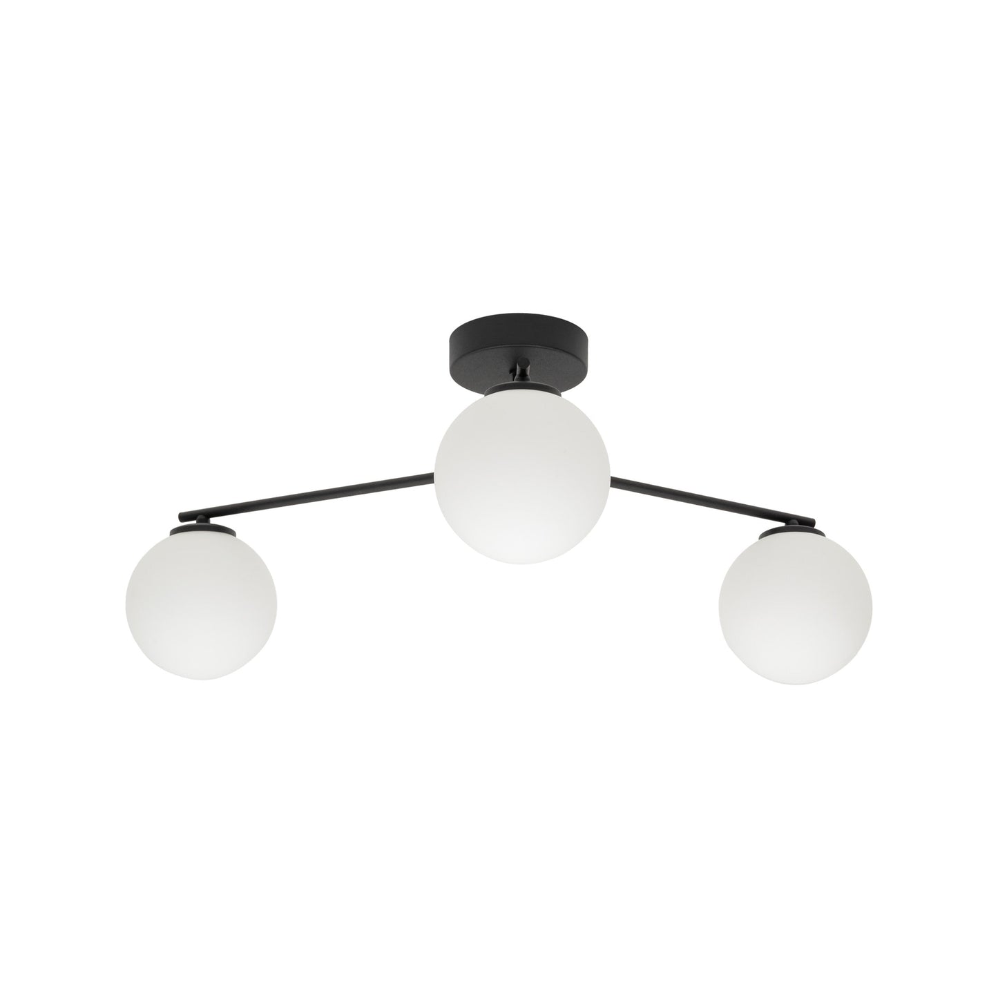 ELTON Black Scandinavian Ceiling Lamp 3 LumoCrafts