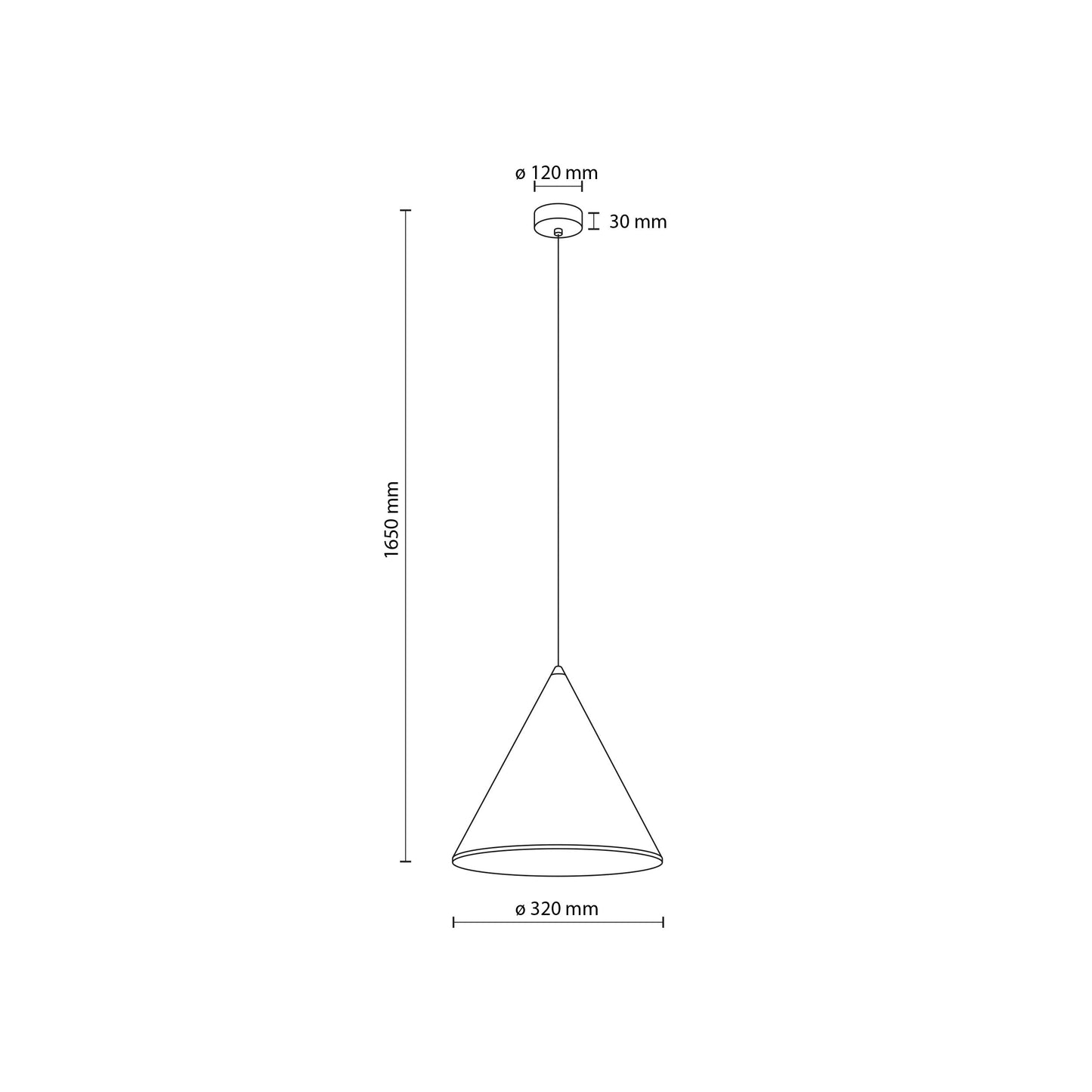 CONO Modern Minimalist Pendant Light L LumoCrafts