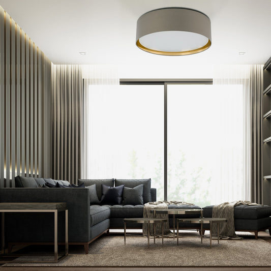 BILBAO Gold Modern Flush Mount Light LumoCrafts