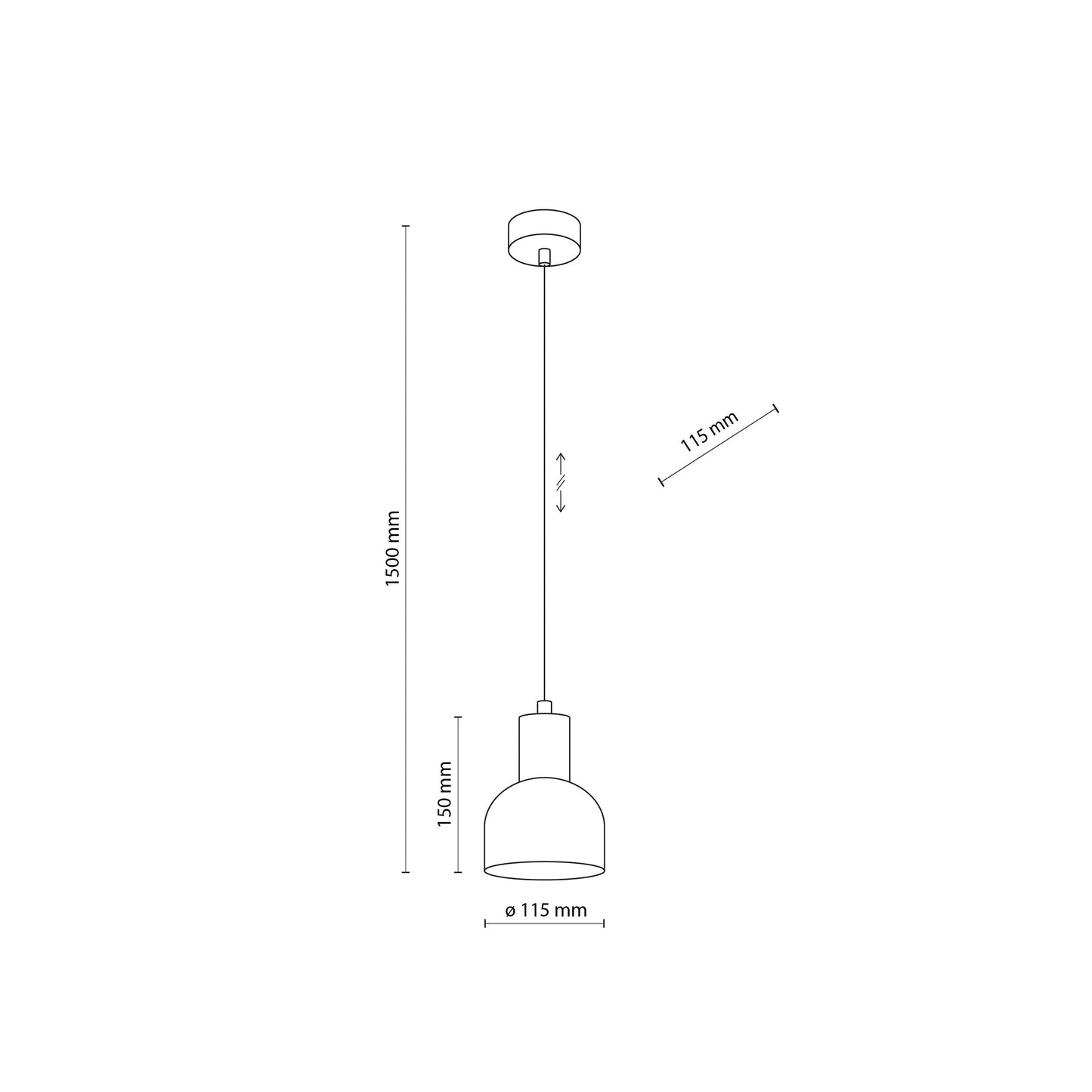 Cairo Mid-Century Modern Pendant Ceiling Light for Kitchen Island, Dining Room & Statement Interior Lighting LumoCrafts