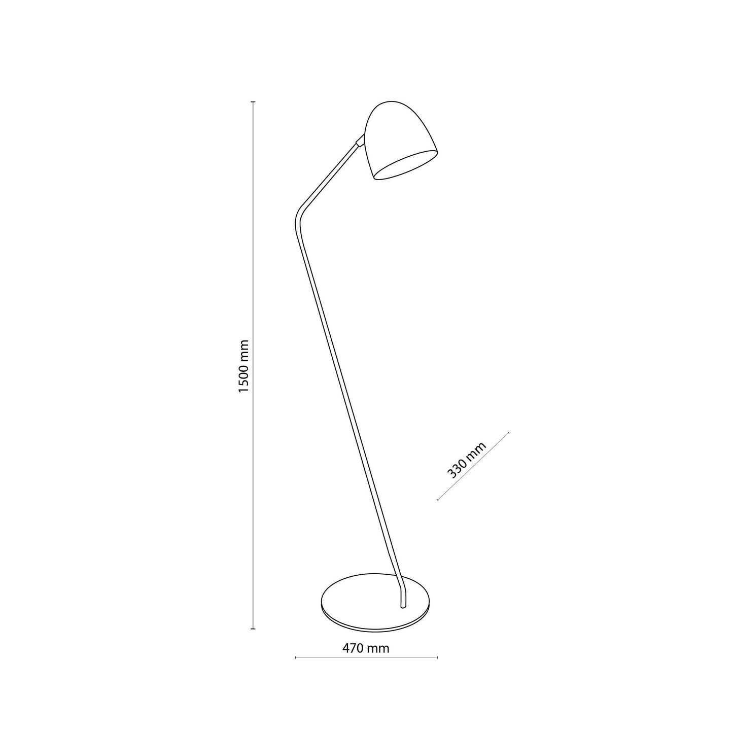 SOHO Black Modern Minimalist Floor Lamp LumoCrafts