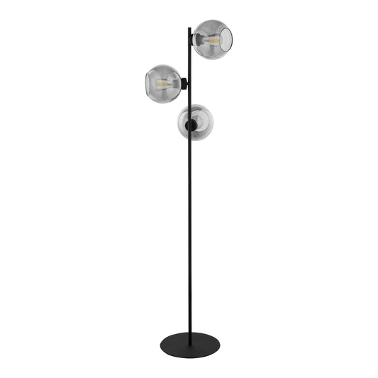 CUBUS Graphite Scandinavian Floor Lamp for Living Room, Bedroom & Office – Modern Minimalist Lighting (Clearance) Lumocrafts