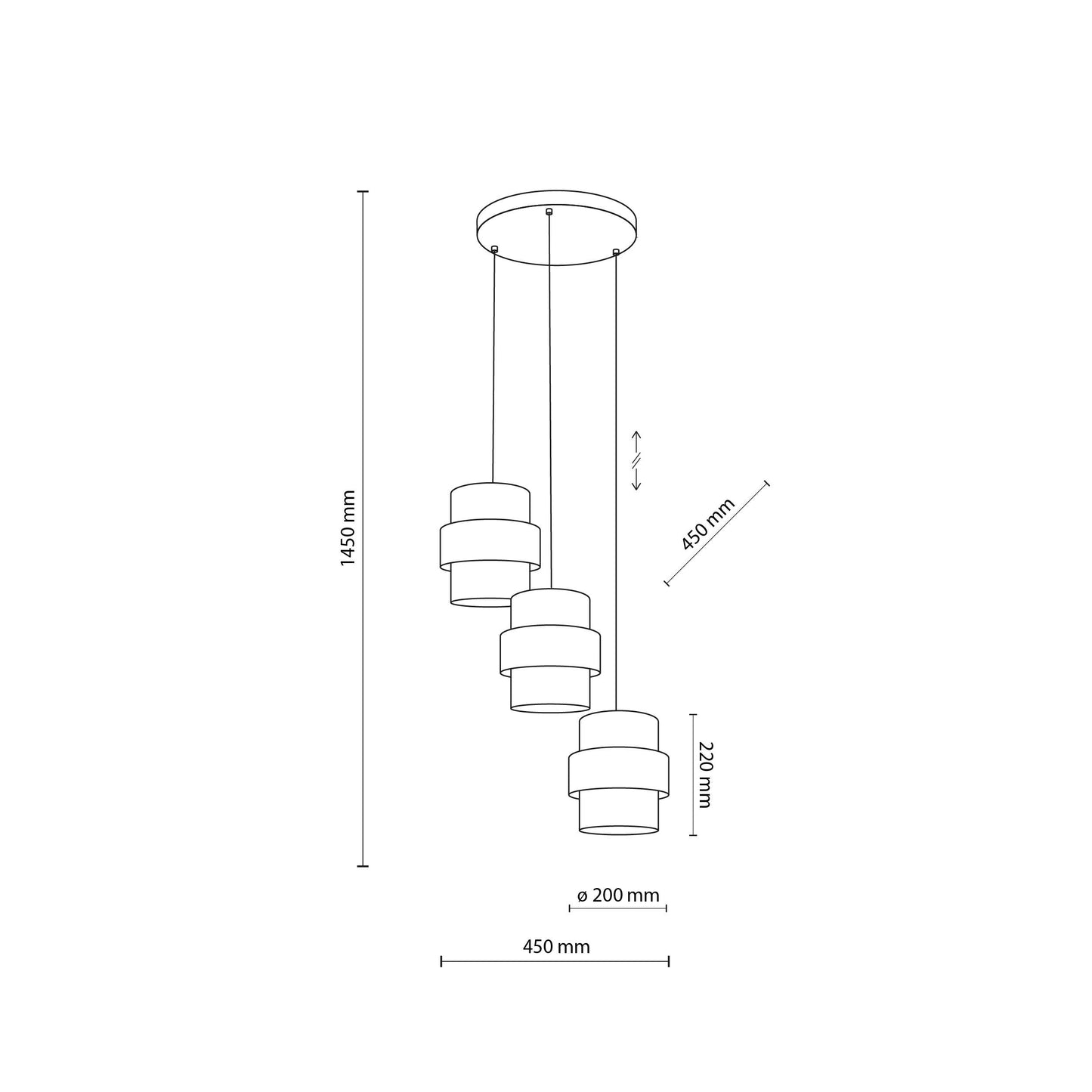 CALISTO JUTE Natural Pendant Lamp 3 LumoCrafts
