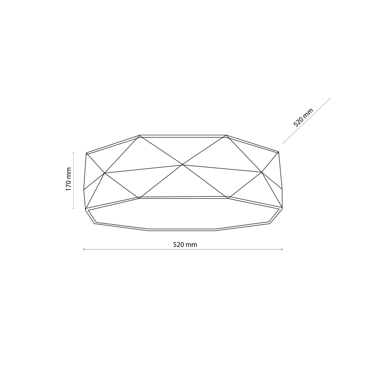 KANTOOR Beige Modern Flush Mount Light Lumocrafts