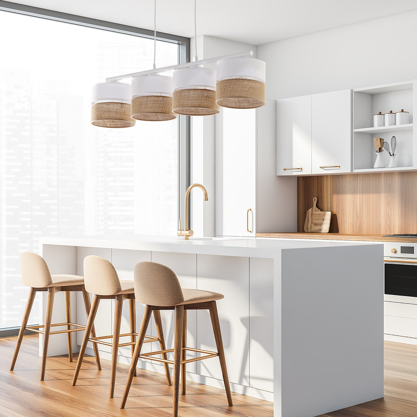 LINOBIANCO Natural Pendant Light 4