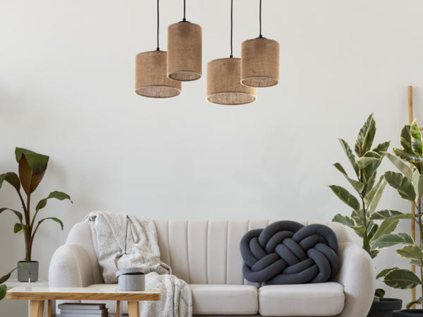 JUTE Natural Pendant Light 4