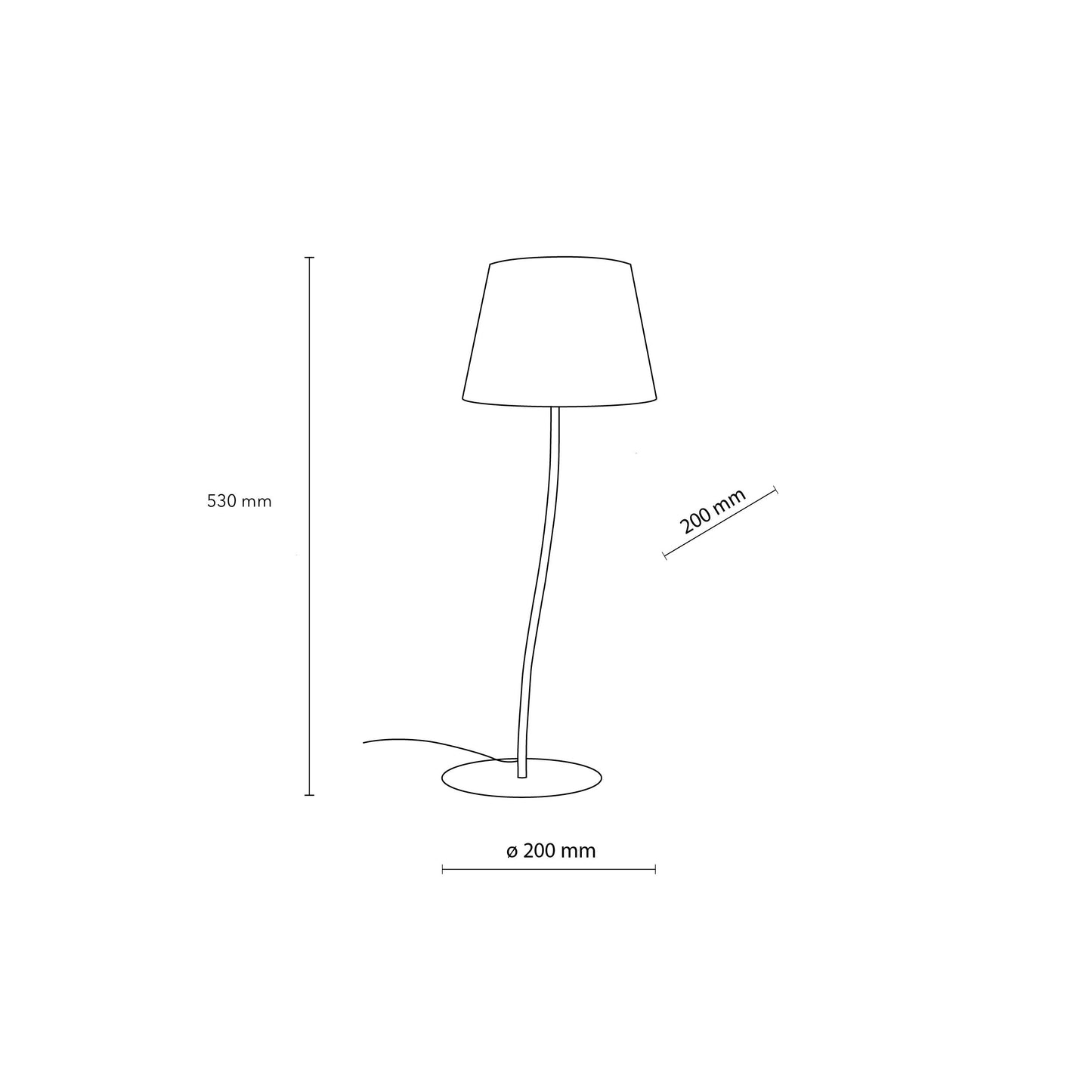 NICOLA Orange Mid-Century Modern Night Lamp for Bedroom, Living Room & Office – Retro Accent Lighting LumoCrafts