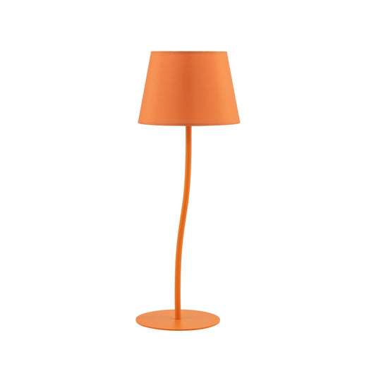 NICOLA Orange Mid-Century Modern Night Lamp for Bedroom, Living Room & Office – Retro Accent Lighting LumoCrafts