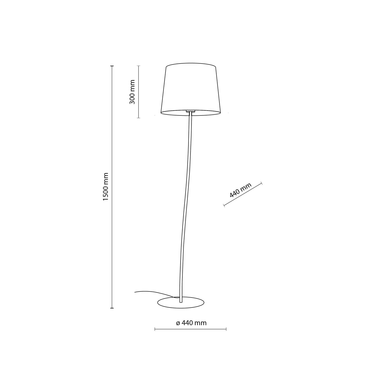 NICOLA Orange Mid-Century Modern Floor Lamp for Living Room, Bedroom & Office – Retro Minimalist Lighting LumoCrafts