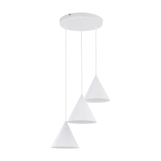 CONO White Modern Minimalist  Pendant Light 3