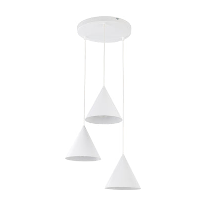 CONO White Modern Minimalist  Pendant Light 3