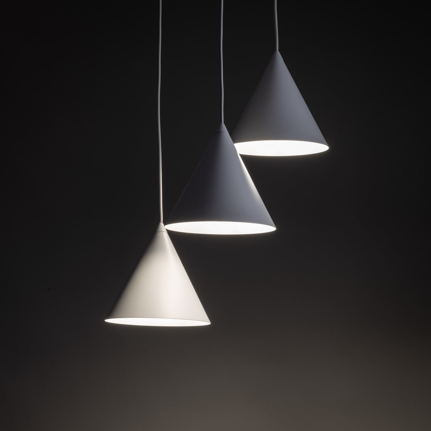 CONO White Modern Minimalist  Pendant Light 3