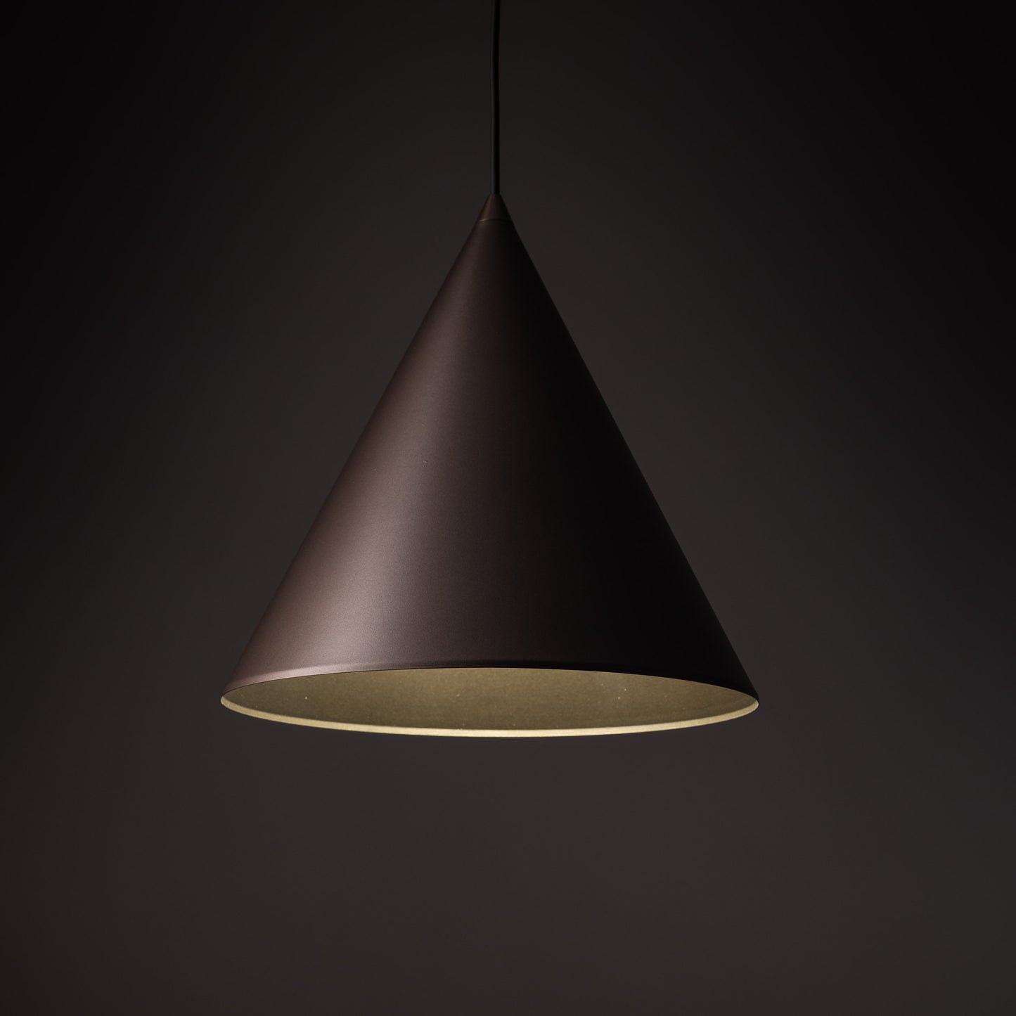 CONO Brown  Large Modern Minimalist Pendant Light