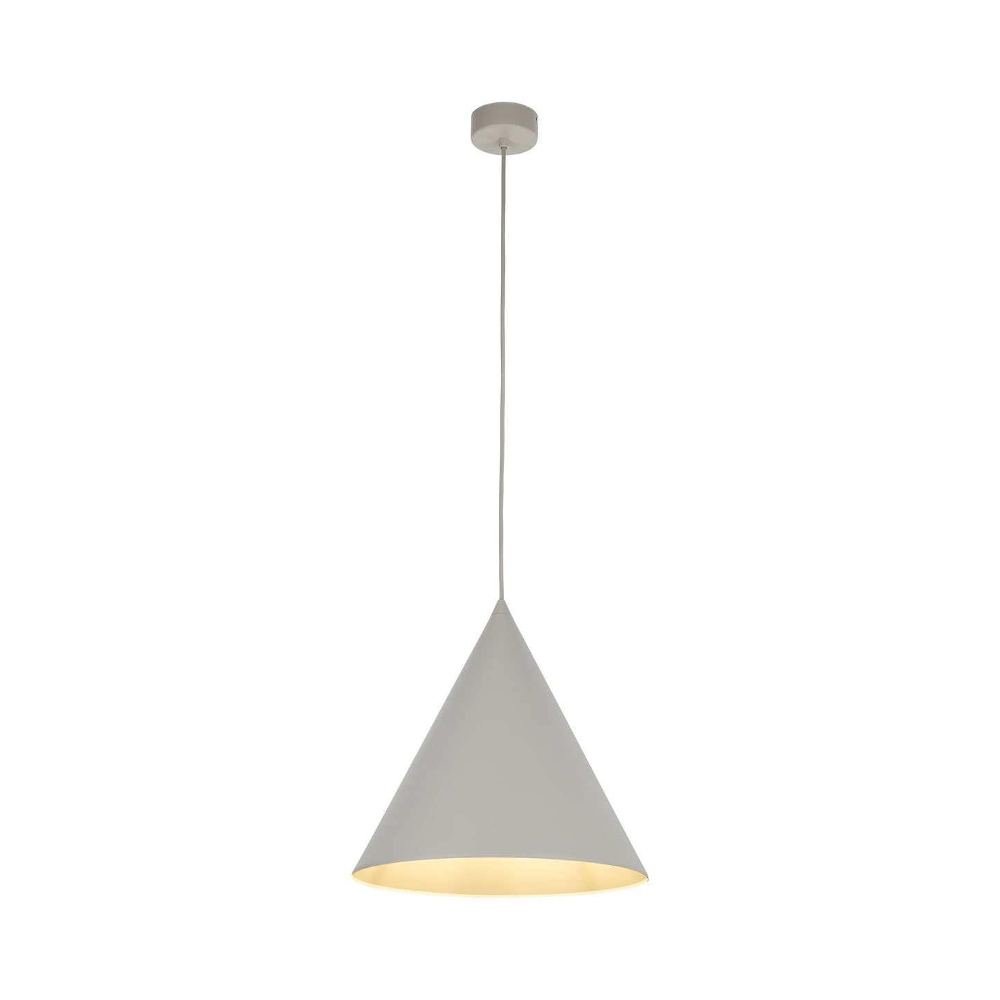 CONO Beige Large Modern Minimalist Pendant Light
