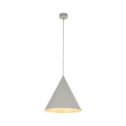 CONO Beige Large Modern Minimalist Pendant Light