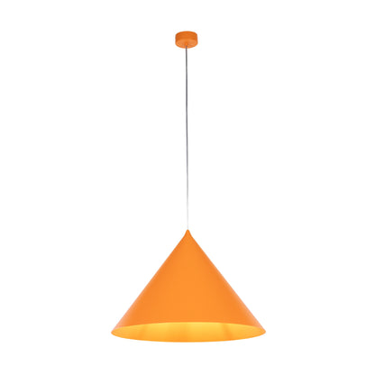 CONO Orange  Extra Large Modern Minimalist Pendant Light