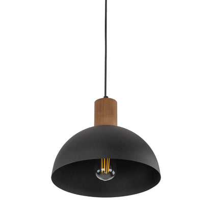 OSLO black pendant technical drawing, 335 mm shade with a 1700 mm maximum drop