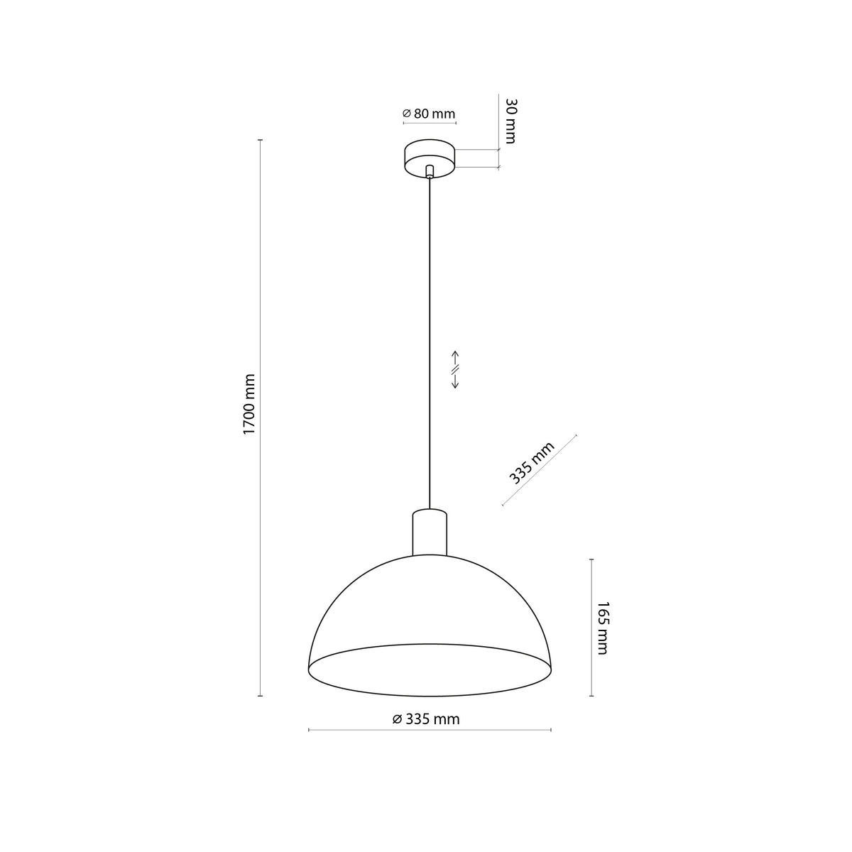 OSLO Scandinavian Pendant Light for Kitchen Island, Dining Table & Modern Interiors