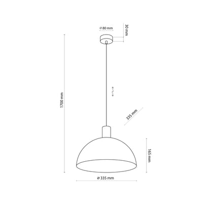 OSLO Scandinavian Pendant Light for Kitchen Island, Dining Table & Modern Interiors