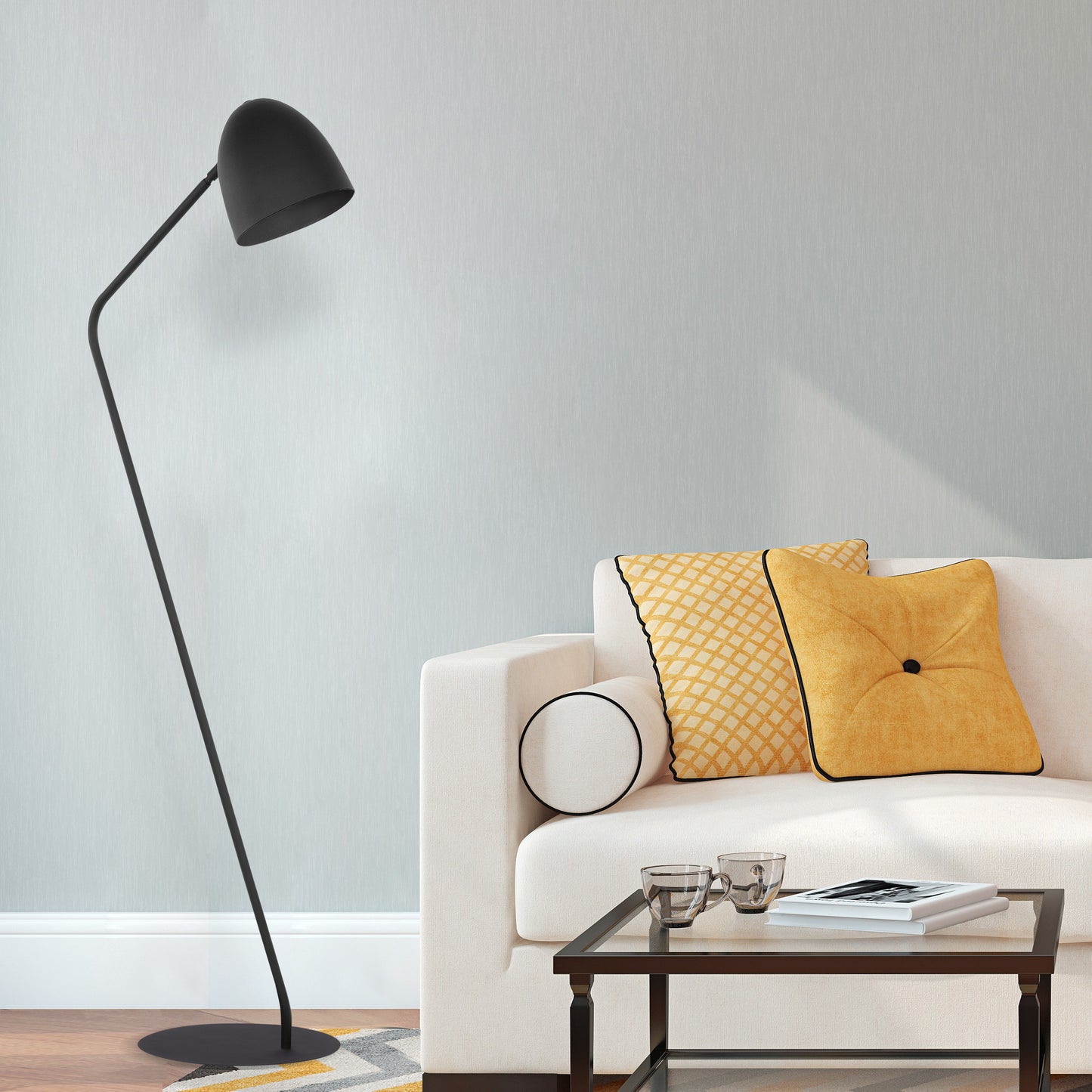 SOHO Black Modern Minimalist Floor Lamp