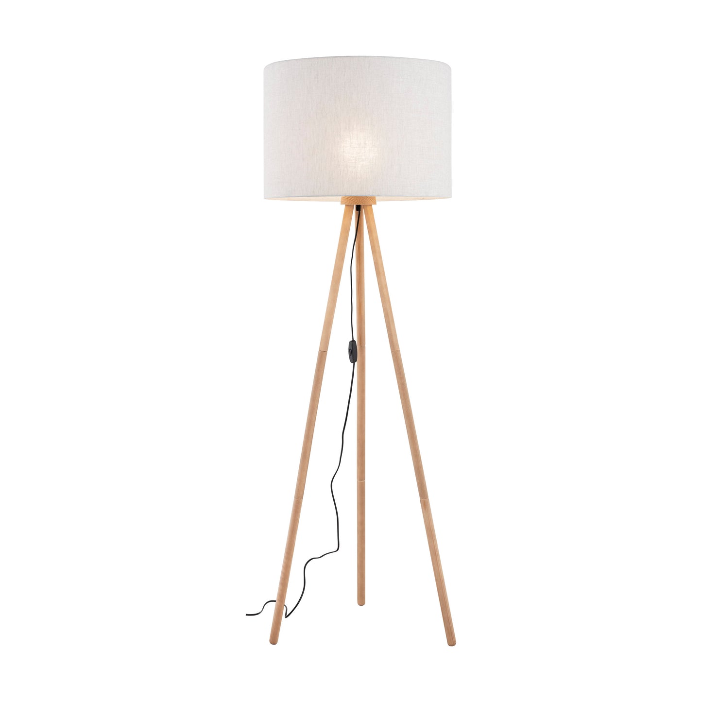 TOKYO Beige Linen Floor Lamp