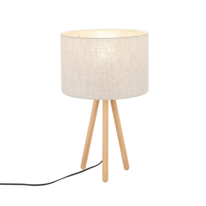 TOKYO table lamp lit in a bedroom, warm diffused light