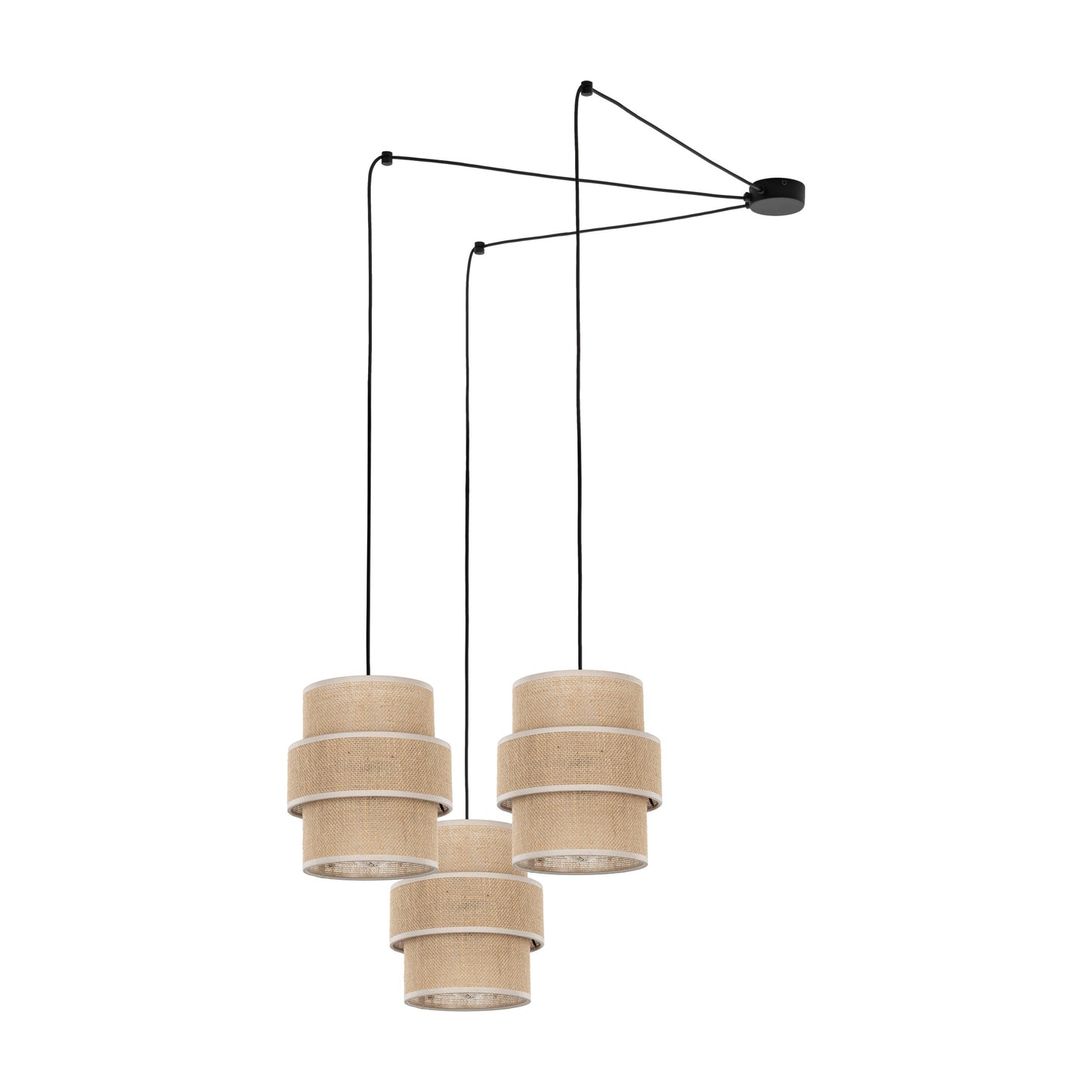 CALISTO JUTE Natural Suspension Lamp 3