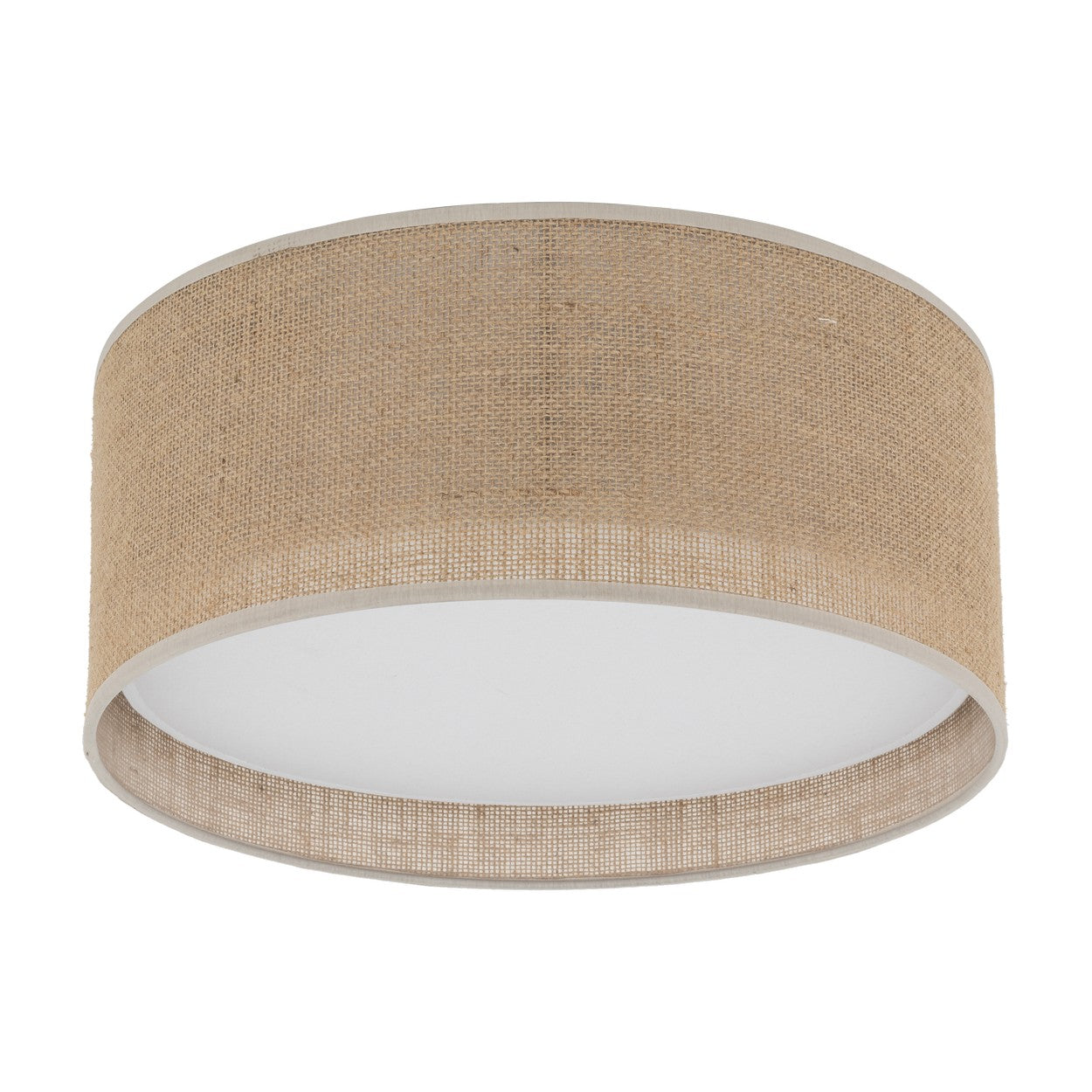 JUTE Natural Flush Mount Light