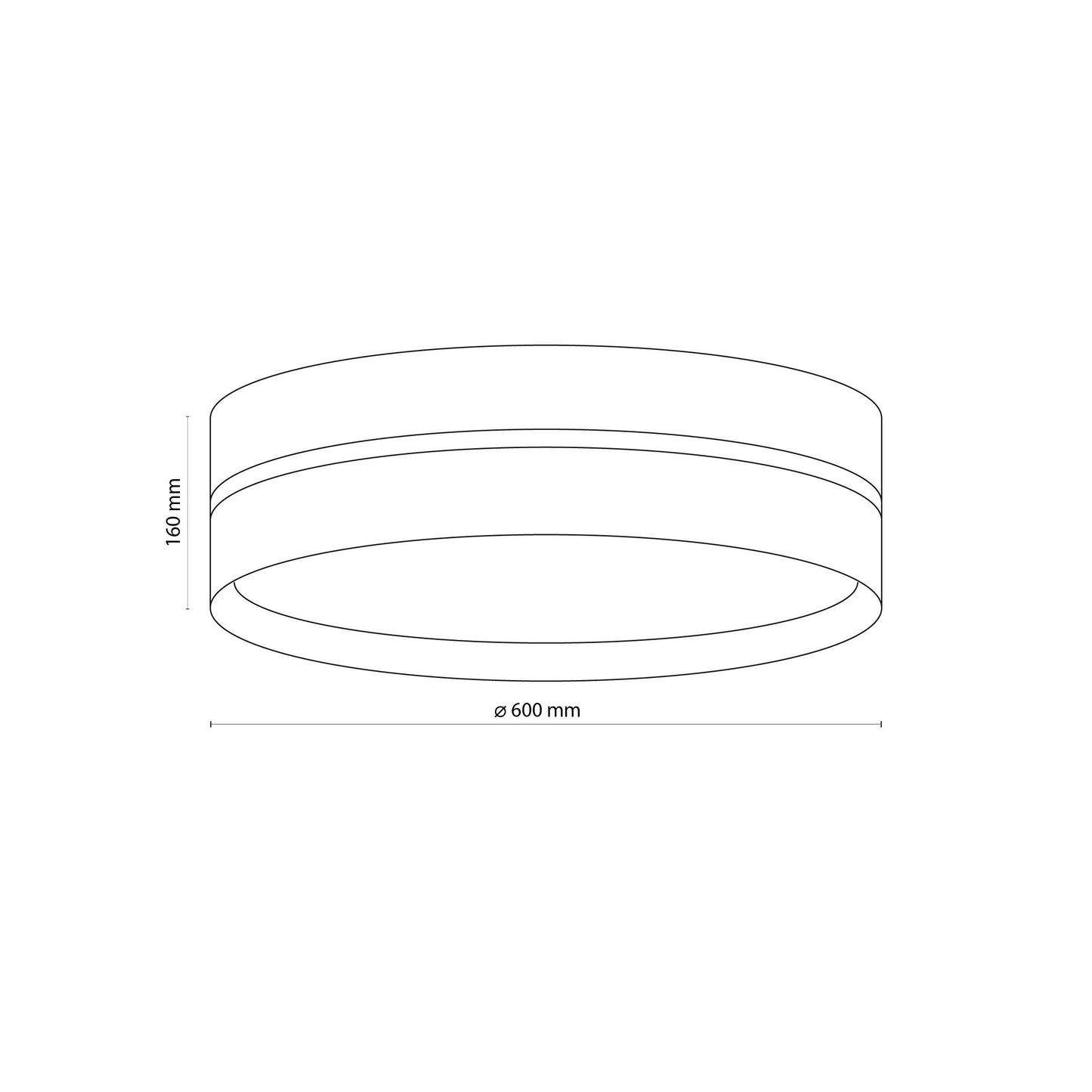 LINOBIANCO Natural Flush Mount  Light