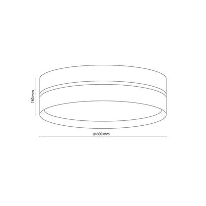 LINOBIANCO Natural Flush Mount  Light
